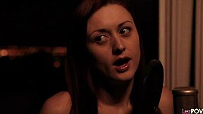 imagine two sensual lesbians kissing fingering trimmed pussies on a dim lit bed...