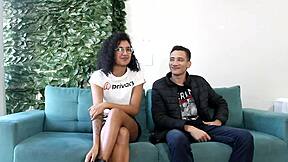 hey dude ever tried a muscular bodybuilder's first time pov blowjob lick orgasm on sofa in lingerie?