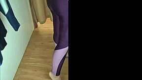 karina and lucas pick hot gym clothes but end up fucking like sluts