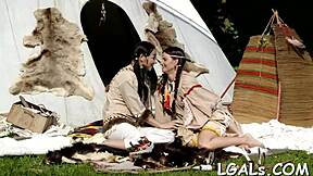 these 18+ teen gals toy each other's tight pussies