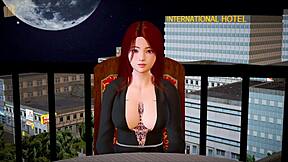 big ass big tits redhead teen plays erotic homemade game