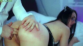 perverted boy pisses on wench then assfucks her hard