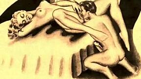 i love this vintage erotic art collection