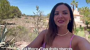 POV French Slut Begs Huge Cock Pound Pussy Cum on Ass!