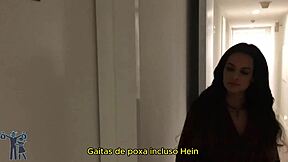 neighbor tricks milf into shower fuck with big cock homemade subtitled