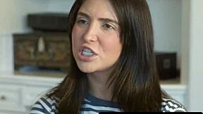 kenna james squirts soaking strangers in rough mmf facefuck threesome