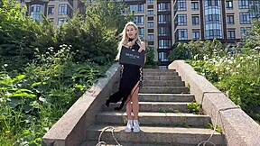 hot blonde, wanna see you fuck that captain's monster cock on the boat?