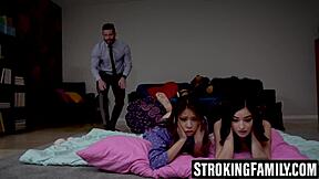 i couldn't resist emily willis and sami parker's tight wet teen pussies...