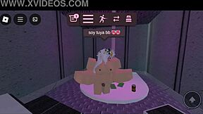 guy spots filthy roblox slut for rough pounding