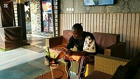 ebony goddess meets naija star bar sex fun 💋🔥