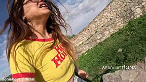 valentina wets her jeans 3 times outdoors at fortress park toilet 😮🚽