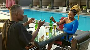 ebony goddess meets naija star bar sex fun 💋🔥