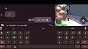 guy spots filthy roblox slut for rough pounding