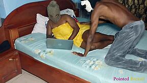 sexy candy's big tits pussy endures merciless missionary pounding from black monster cock lover