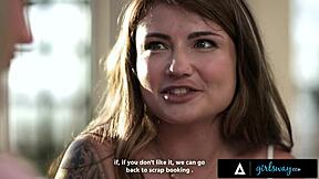 girlsway emma hix adria rae finger fuck passionately rough!