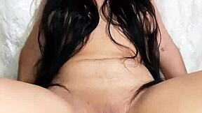 Sexy Kaithsaumeth Fingers Pussy to Shaking Squirting Orgasm!