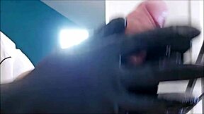 NURSE gives PATIENT monster cock HANDJOB close up