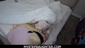 stepdad shocks at kenzie reeves' tight stepdaughter pussy surprise