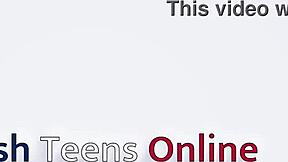 british teen student machine fucks squirts hard on goth panties