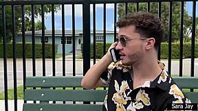 Dude rams huge cock into fat milf's big ass and tits