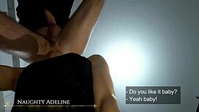 Naughty Adeline Skips Party For Sloppy Rimjob Ball Licking Cum Homemade