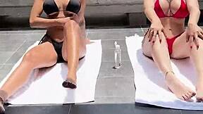 Big Ass Colombian Latinas Dildo Fuck to Orgasm