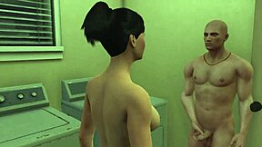 house party babe takes monster black cocks shaved pussy group pound