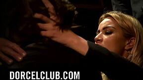 one night in paris: blonde wife tempts old french cuckold in lingerie?