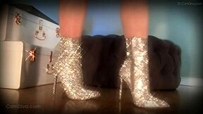 sparkle boots trance her slave into endless ass worship submission