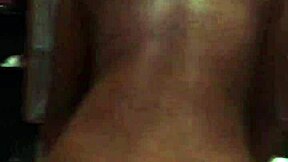 POV Ebony Teen Beauty's Fat Ass Slams Down on Monster White Cock Relentlessly!