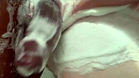 stepdad crams 12-inch monster into stepdaughter's tight shower ass