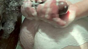 stepdad crams 12-inch monster into stepdaughter's tight shower ass