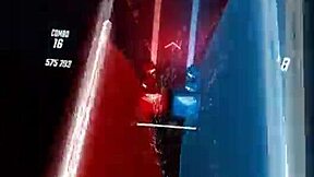 beat saber bukkake on mature interracial cubes two colors