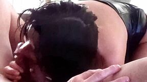 dutch slut lexy slurps massive cock deepthroat style in lingerie till he explodes