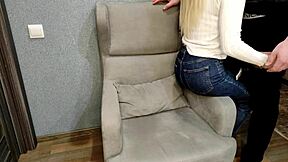 your friend's wife bent over taking my monster cock creampie quietly