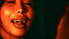 i can't resist this asian vampire mistress bloodrayne cosplay dominating octokuro's huge tits with wet pussy scissoring