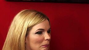 Clothed domina bangs humiliated dork senseless