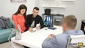 hunt4k shaved teen pussy fucked hard cash sex in front of boyfriend