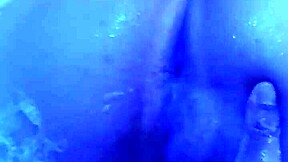 Blonde Teases Tight Asshole in Motel Bathtub