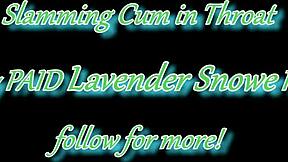 egyptian goddess chokes and gags on throbbing cock for sloppy deepthroat creampie