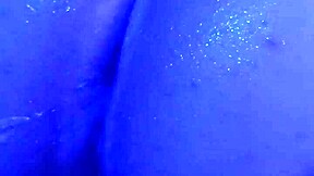 Blonde Teases Tight Asshole in Motel Bathtub