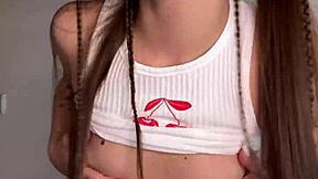 wanna see this bitch's miniskirt ass gape from huge plug before her date?