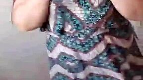 omg amateur rips clothes bath striptease small tits show