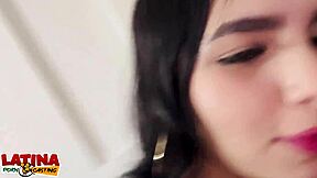 Innocent latina slut deepthroats monster bwc in casting