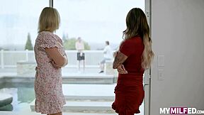 Ryan Keely Swaps Stepmom Duties with Hot Riding!