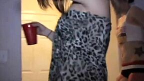 Lesbian Pussy Toyed Hard Outdoor Party Voyeur Public