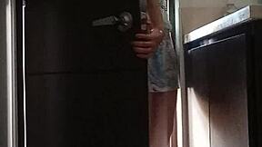 hidden cam catches sexy venezuelan nurse milet pissing upskirt in public