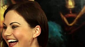 Clothed domina bangs humiliated dork senseless