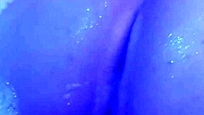 Blonde Teases Tight Asshole in Motel Bathtub