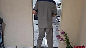 i tease the naughty plumber while cheating on my husband